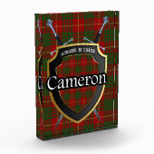 Schotse Clan Cameron Tartan Fotoblokken (Links)