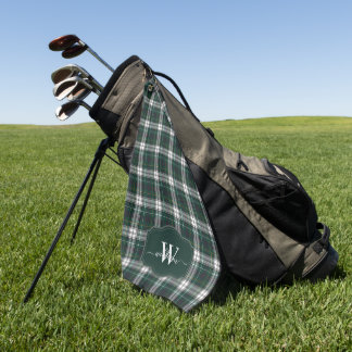 Schotse Clan Campbell Dress Tartan Monogram Golfhanddoek