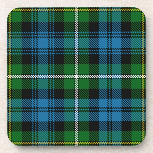 Schotse clan Campbell van Argyll Tartan Bier Onderzetter (Voorkant)