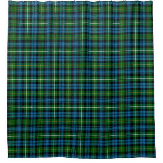 Schotse clan Campbell van Argyll Tartan Douchegordijn (Voorkant)