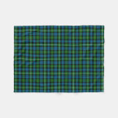 Schotse clan Campbell van Argyll Tartan Fleece Deken (Voorkant (Horizontaal))