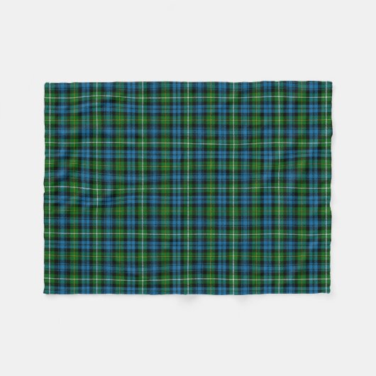 Schotse clan Campbell van Argyll Tartan Fleece Deken (Voorkant (Horizontaal))