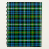 Schotse clan Campbell van Argyll Tartan Planner (Voorkant)
