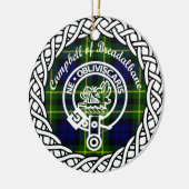 Schotse clan Campbell van Breadalbane tartan en c Keramisch Ornament (Links)