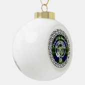 Schotse clan Campbell van Breadalbane tartan en c Keramische Bal Ornament (Links)