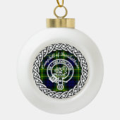 Schotse clan Campbell van Breadalbane tartan en c Keramische Bal Ornament (Voorkant)