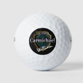Schotse Clan Carmichael personaliseren Jouw naam Golfballen (Voorkant)