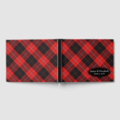 Schotse Clan Cunningham Tartan Plaid Wedding Gastenboek (Volledig)