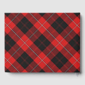 Schotse Clan Cunningham Tartan Plaid Wedding Gastenboek (Achterkant)