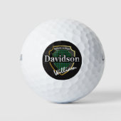 Schotse Clan Davidson personaliseert Jouw naam Golfballen (Voorkant)