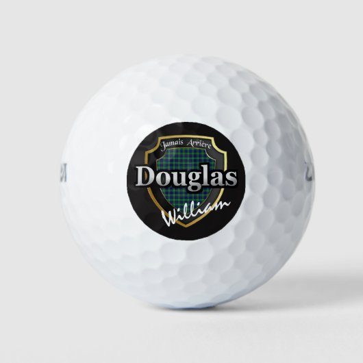 Schotse Clan Douglas personaliseert Jouw naam Golfballen (Voorkant)
