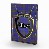 Schotse Clan Elliot Tartan Fotoblokken (Rechts)