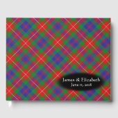 Schotse clan Fraser van Lovat Tartan Plaid Wedding Gastenboek (Voorkant)