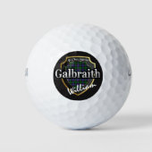 Schotse clan Galbraith personaliseren Jouw naam Golfballen (Voorkant)