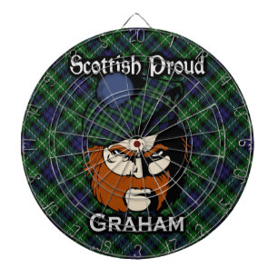 Schotse Clan Graham Tartan Dartboard Dartbord