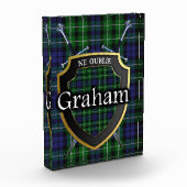 Schotse Clan Graham Tartan Fotoblokken (Links)