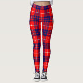Schotse Clan Hamilton Tartan Dames Leggings (Voorkant)
