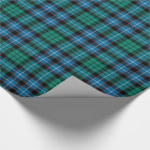 Schotse Clan Hunter Ancient Tartan Plaid Cadeaupapier (Hoek)