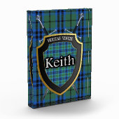 Schotse Clan Keith Tartan Fotoblokken (Links)