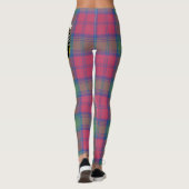 Schotse Clan Lindsay Oude Crest Tartan Dames Leggings (Achterkant)