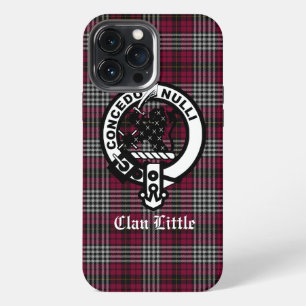 Schotse Clan Little Crest Badge en Tartan op Maat iPhone 13 Pro Max Hoesje