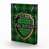 Schotse Clan MacArthur Tartan Fotoblokken (Rechts)