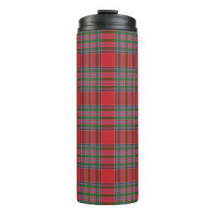Schotse Clan MacBean Rood Groen Geruit Tartan Thermosbeker