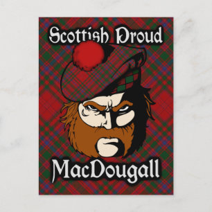 Schotse Clan MacDougall Tartan Briefkaart