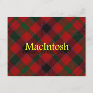 Schotse Clan MacIntosh Briefkaart
