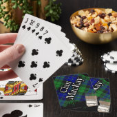 Schotse Clan MacKay Tartan Paint Brush Speelkaarten (Insitu)