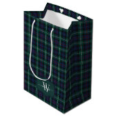 Schotse Clan MacKenzie Tartan Plaid Medium Cadeauzakje (Voorkant Gekanteld)