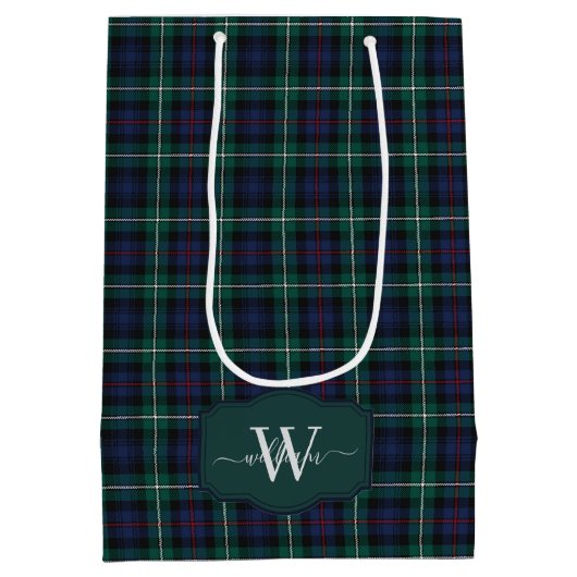 Schotse Clan MacKenzie Tartan Plaid Medium Cadeauzakje (Achterkant)