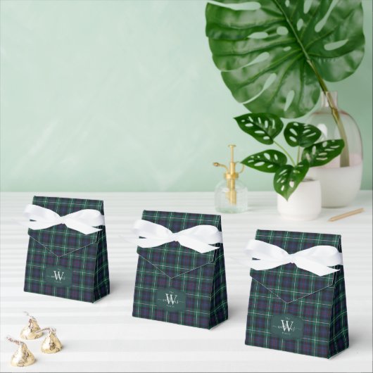 Schotse Clan MacKenzie Tartan Plaid Monogram Bedankdoosjes (Meervoudige)