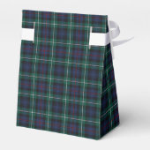 Schotse Clan MacKenzie Tartan Plaid Monogram Bedankdoosjes (Achterkant)