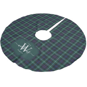 Schotse Clan MacKenzie Tartan Plaid Monogram Kerstboom Rok