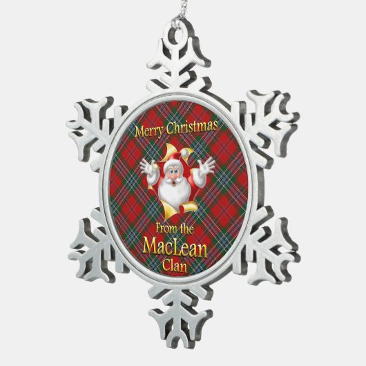 Schotse Clan MacLean Kerstmis Ornament (Rechts)