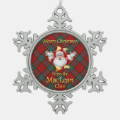 Schotse Clan MacLean Kerstmis Ornament (Voorkant)