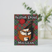 Schotse Clan MacLean Tartan Briefkaart (Staand voorkant)