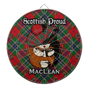 Schotse Clan MacLean Tartan Dartboard Dartbord