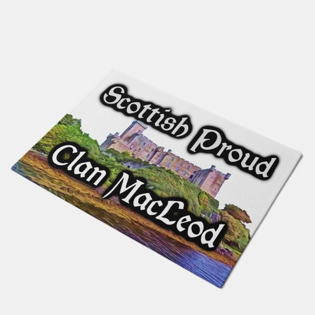 Schotse Clan MacLeod Dunvegan Castle Welkom Mat (Schuin)