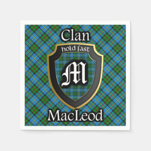 Schotse clan MacLeod Tartan Napkin Servetten