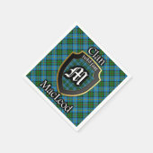 Schotse clan MacLeod Tartan Napkin Servetten (Hoek)