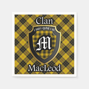 Schotse clan MacLeod Tartan Napkin Servetten
