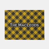 Schotse Clan MacLeod Tartan Welkom Mat (Voorkant)