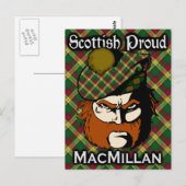Schotse Clan MacMillan Tartan Briefkaart (Voorkant / Achterkant)