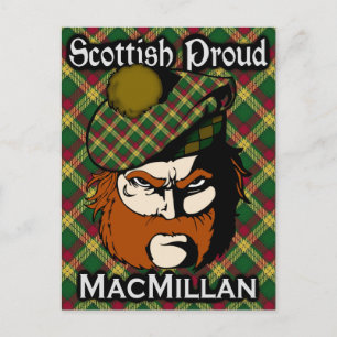Schotse Clan MacMillan Tartan Briefkaart