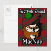 Schotse Clan MacNab Tartan Ansichtkaart Briefkaart (Voorkant / Achterkant)
