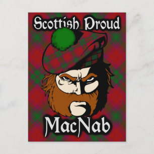 Schotse Clan MacNab Tartan Ansichtkaart Briefkaart