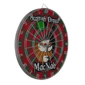 Schotse Clan MacNab Tartan Dartboard Dartbord (Voorkant Links)
