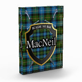 Schotse Clan MacNeil Tartan Fotoblokken (Links)